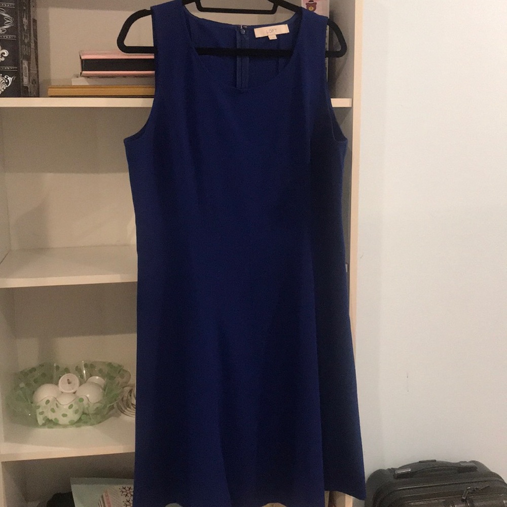Loft blue dress